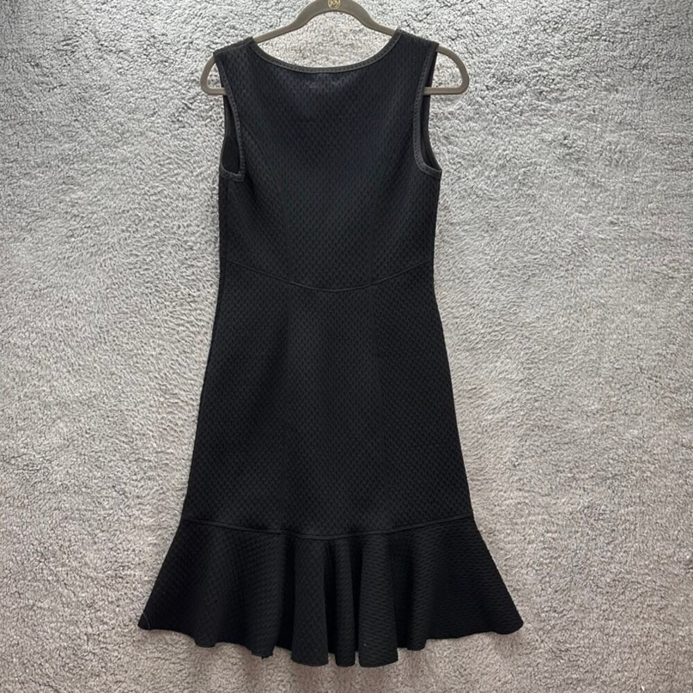 Max Studio NWT Medium Black Sleeveless Dress Flair Bottom Cocktail Party Evening - Picture 9 of 11